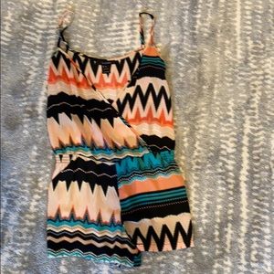 Printed romper